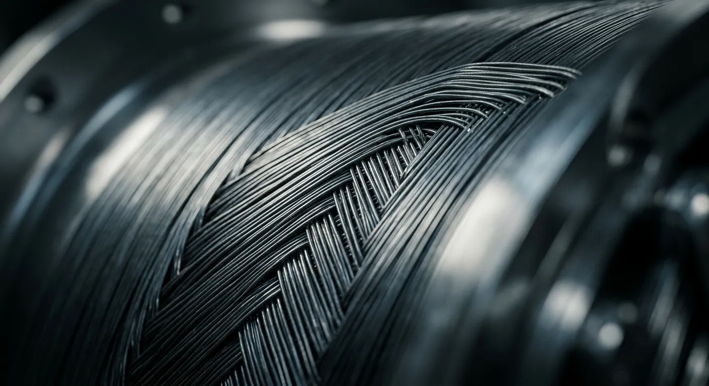 Wire-wound pressure vessel detail