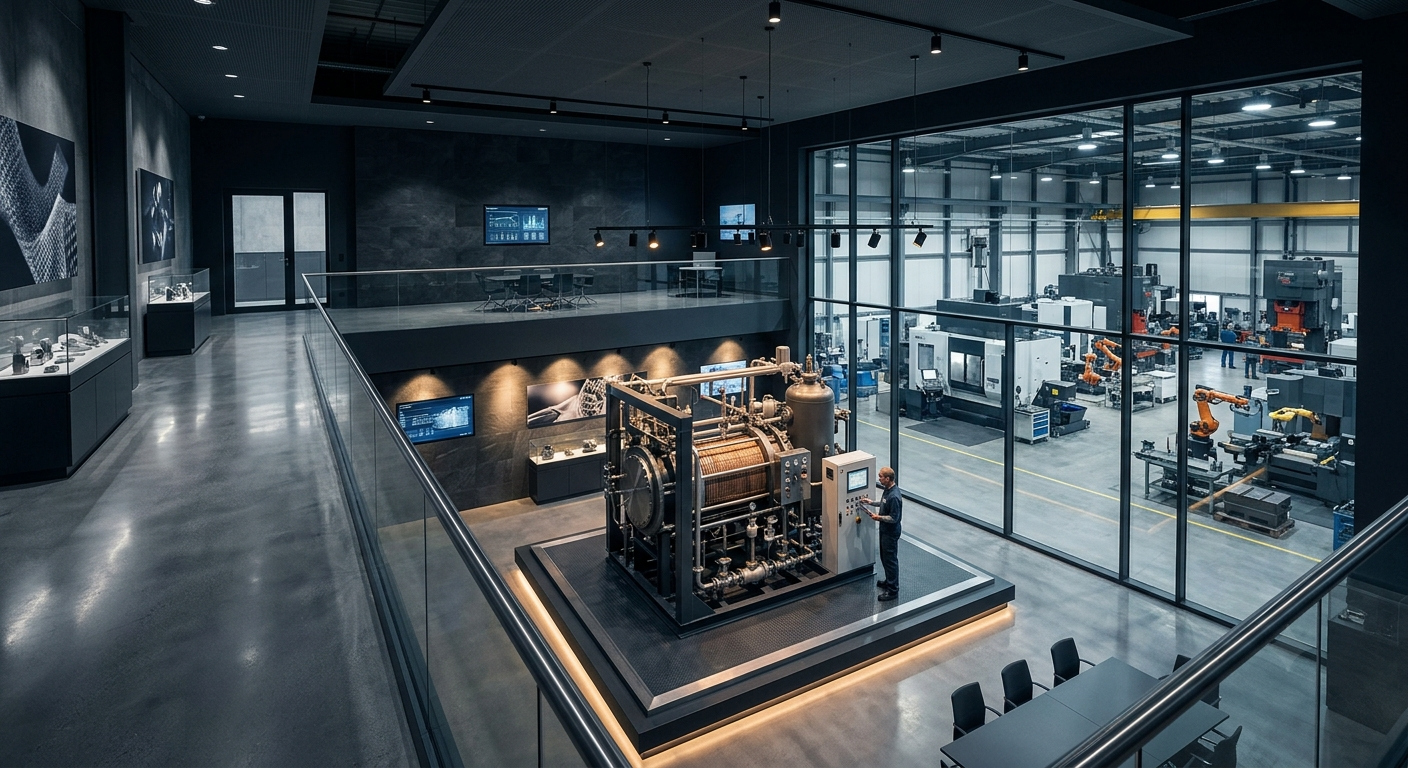 Factory customer center and demonstration environment